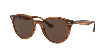 Ray-Ban RB4305 style-color 820/73 Striped Red Havana / Dark Brown Lens