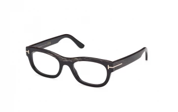 Tom Ford Private Collection FT5957-P style-color 063 Black / Horn / Black / Horn