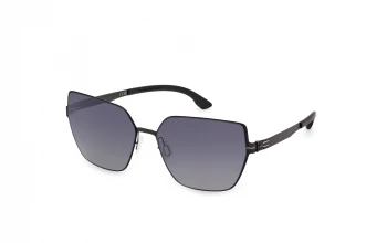 Ic! Berlin IC0052-D Yuma Asian Fit style-color 02B Matte Black / Matte Black / gradient smoke gradient smoke Lens
