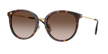 Burberry BE4289D Asian Fit style-color 300213 Dark Havana / Brown Gradient Lens