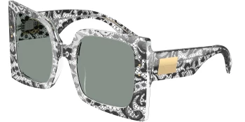 Dolce & Gabbana DG4490 style-color 3287/1 Black Lace / Grey Lens