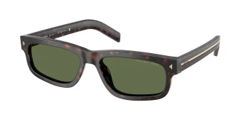 Prada PR B11SF style-color 17N20G Root Tortoise / Polar Green Lens