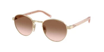 Prada PR B52S style-color ZVN0A6 Pale Gold / Brown Gradient Lens