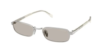 Prada PR B54S style-color 1BC30P Silver / Light Brown Lens
