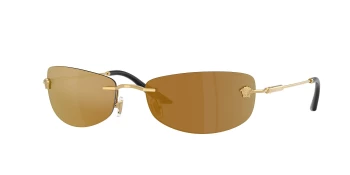 Versace VE2279 style-color 10027I Gold / Bronze Mirror Gold Lens