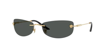 Versace VE2279 style-color 100287 Gold / Dark Grey Lens