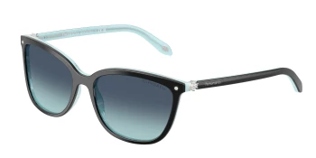 Tiffany TF4105HB style-color 81939S Black / Tiffany Blue Gradient Lens