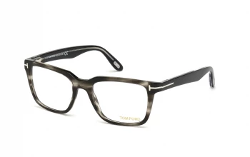 Tom Ford FT5304 style-color 093 Dark Green / Striped / Matte Black