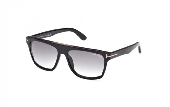 Tom Ford FT0628 style-color 01B Shiny Black / Shiny Black / gradient smoke gradient smoke Lens