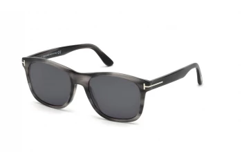 Tom Ford FT0595 style-color 20A Black Horn / Black Horn / smoke smoke Lens