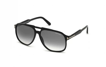 Tom Ford FT0753 Raoul style-color 01B Shiny Black / Shiny Black / gradient smoke gradient smoke Lens