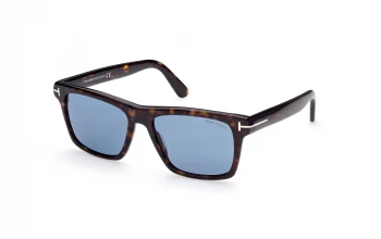 Tom Ford FT0906 style-color 52V Dark Havana / Dark Havana