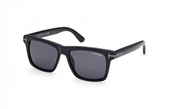 Tom Ford FT0906-N buckley-02 style-color 01A Shiny Black / Shiny Black