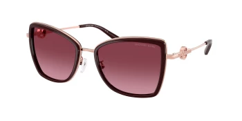 Michael Kors MK1067B CORSICA style-color 11088H Rose Gold / Cordovan / Burgundy Gradient Lens