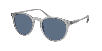 Polo PH4110 style-color 541380 Transparent Grey / Dark Blue Lens