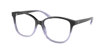 Ralph Lauren RL6222 style-color 6021 Shiny Gradient Black / Transparent Blue