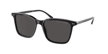 Ralph Lauren RL8199 style-color 500187 Shiny Black / Dark Grey Lens