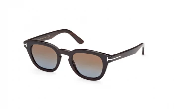Tom Ford Private Collection FT1045-P style-color 62F Shiny Black / Brown Horn / gradient brown gradient brown Lens