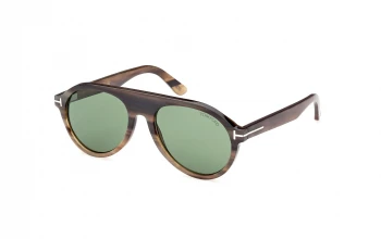 Tom Ford Private Collection FT1047-P style-color 62N Horn / Gradient / Brown Horn / green green Lens