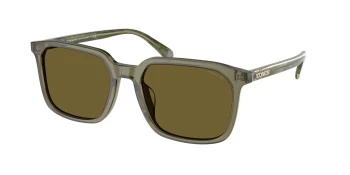 Coach HC8411U CW405 0HC8411U style-color 5848S7 Transparent Olive / Army Solid Lens