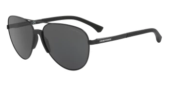Emporio Armani EA2059 style-color 320387 Matte Black / Grey Lens
