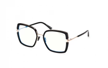 Tom Ford FT5985-B style-color 001 Shiny Black / Shiny Black