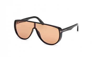 Tom Ford FT1182 Achilles style-color 01E Shiny Black / Shiny Black / I I Lens