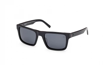 Timberland TB00042 style-color 01D Shiny Black / Shiny Black / smoke polarized smoke polarized Lens