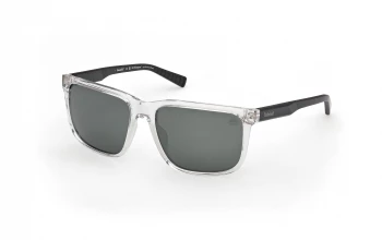 Timberland TB00037 style-color 26R Crystal / Matte Black / smoke polarized smoke polarized Lens