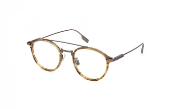 Ermenegildo Zegna EZ5315-D Asian Fit style-color 047 Light Brown / Striped / Shiny Satin Light Bronze