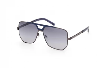 Mcm Worldwide MW0023-H style-color 13B Matte Dark Ruthenium / Shiny Blue / gradient smoke gradient smoke Lens