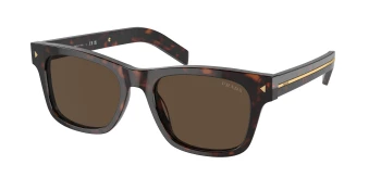 Prada PR A17SF style-color 17N70F Radica Tortoise / Dark Brown Lens