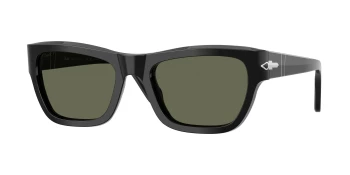 Persol PO0091S style-color 95/58 Black / Green Polar Lens