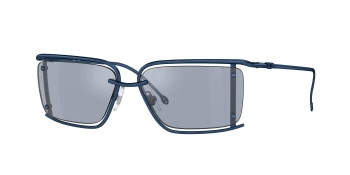 Diesel DL1002 style-color 110/55 Shiny Blue / Light Blue Mirror Silver Lens