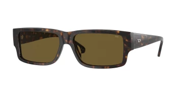 Diesel DL2003 style-color 713/73 Shiny Dark Havana / Solid Brown Lens