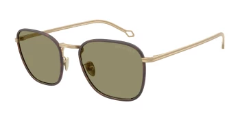 Giorgio Armani AR6164J style-color 30022A Matte Pale Gold / Green Lens