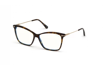 Tom Ford FT5687-B style-color 052 Dark Havana / Shiny Pale Gold