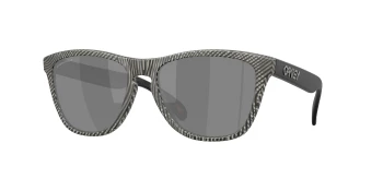 Oakley OO9245 FROGSKINS (A) Asian Fit style-color 9245E6 Matte Grey Ink Fingerprint / Prizm Black Lens