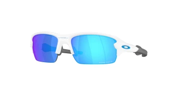 Oakley OO9511 FLAK 2.0 S 0OO9511 style-color 951102 Polished White / Prizm Sapphire Lens