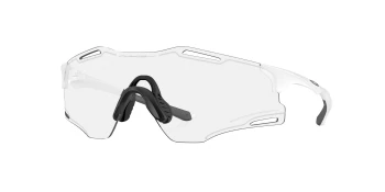 Oakley OO9512D CYBR ZERO 0OO9512D style-color 951201 Matte White / Clear to Black Iridium Photochromic Lens