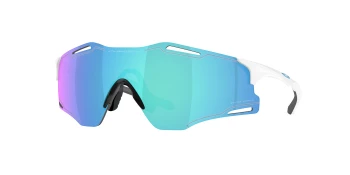 Oakley OO9512D CYBR ZERO 0OO9512D style-color 951202 Polished White / Prizm Sapphire Lens