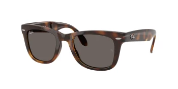 Ray-Ban RB4105 FOLDING WAYFARER style-color 710/B1 Havana / Dark Grey Lens