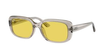 Ray-Ban RB4421D style-color 681885 Transparente Light Beige / Yellow Lens