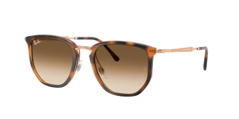 Ray-Ban RB4451 style-color 680451 Transparent Orange / Clear Gradient Brown Lens