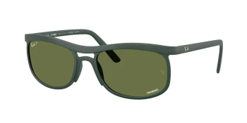 Ray-Ban RB4452CH style-color 6016/2 Sand Green / Green Chromance Lens