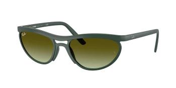 Ray-Ban RB4453 style-color 6016E8 Sand Green / Green Gradient Brown Lens
