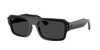 Ray-Ban RB4454F LUKAS 0RB4454F style-color 667748 Black / Polar Black Lens
