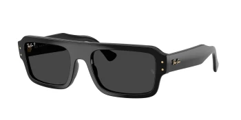 Ray-Ban RB4454 LUKAS 0RB4454 style-color 667748 Black / Polar Black Lens