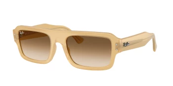 Ray-Ban RB4454 LUKAS 0RB4454 style-color 680651 Transparent Beige / Clear Gradient Brown Lens