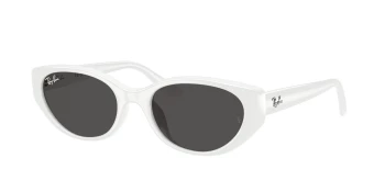 Ray-Ban RB4457D style-color 677287 White / Dark Grey Lens